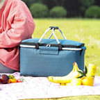 Collapsible Waterproof & Leakproof Picnic Basket (18 L)