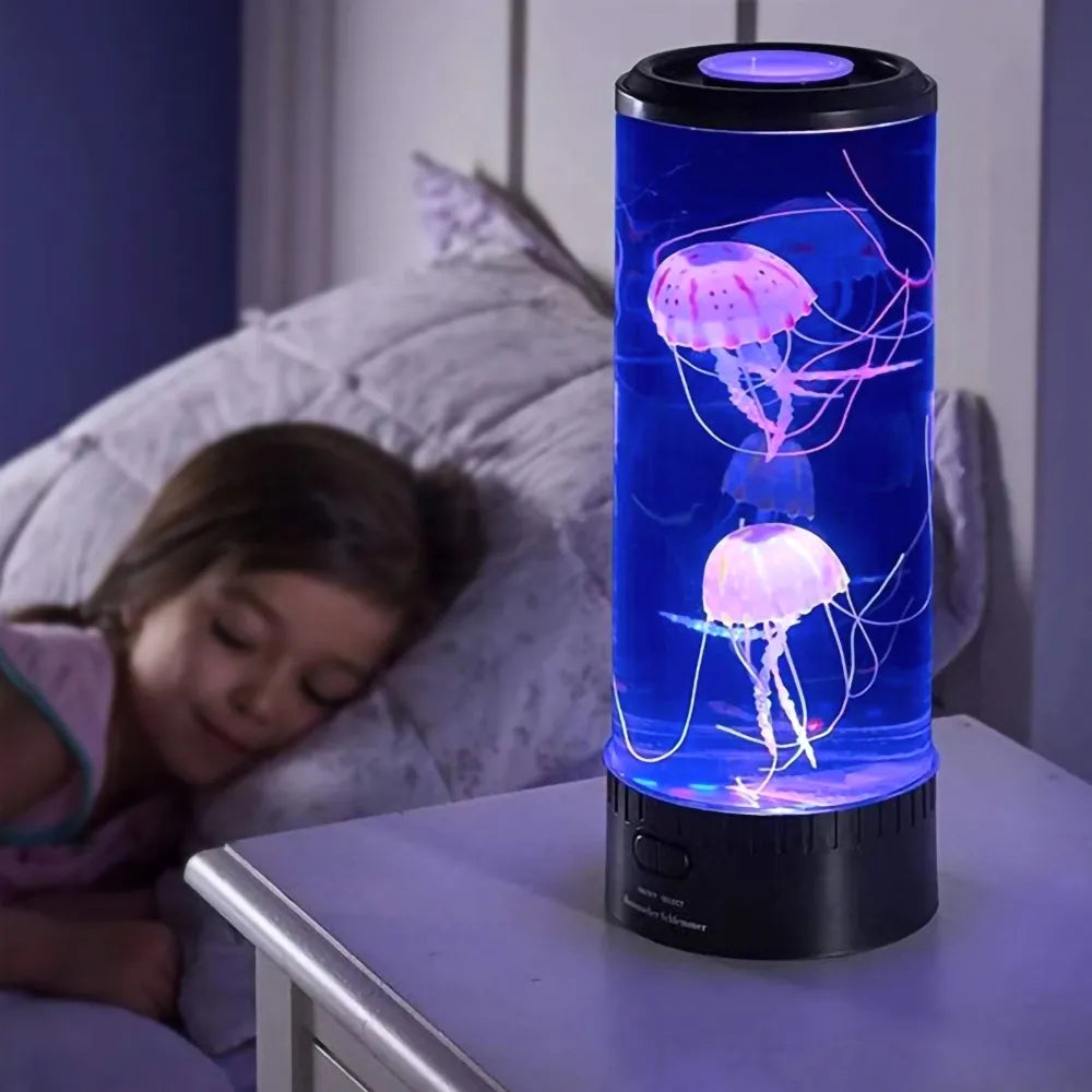 Color-Changing USB & Battery-Powered Jellyfish Night Light