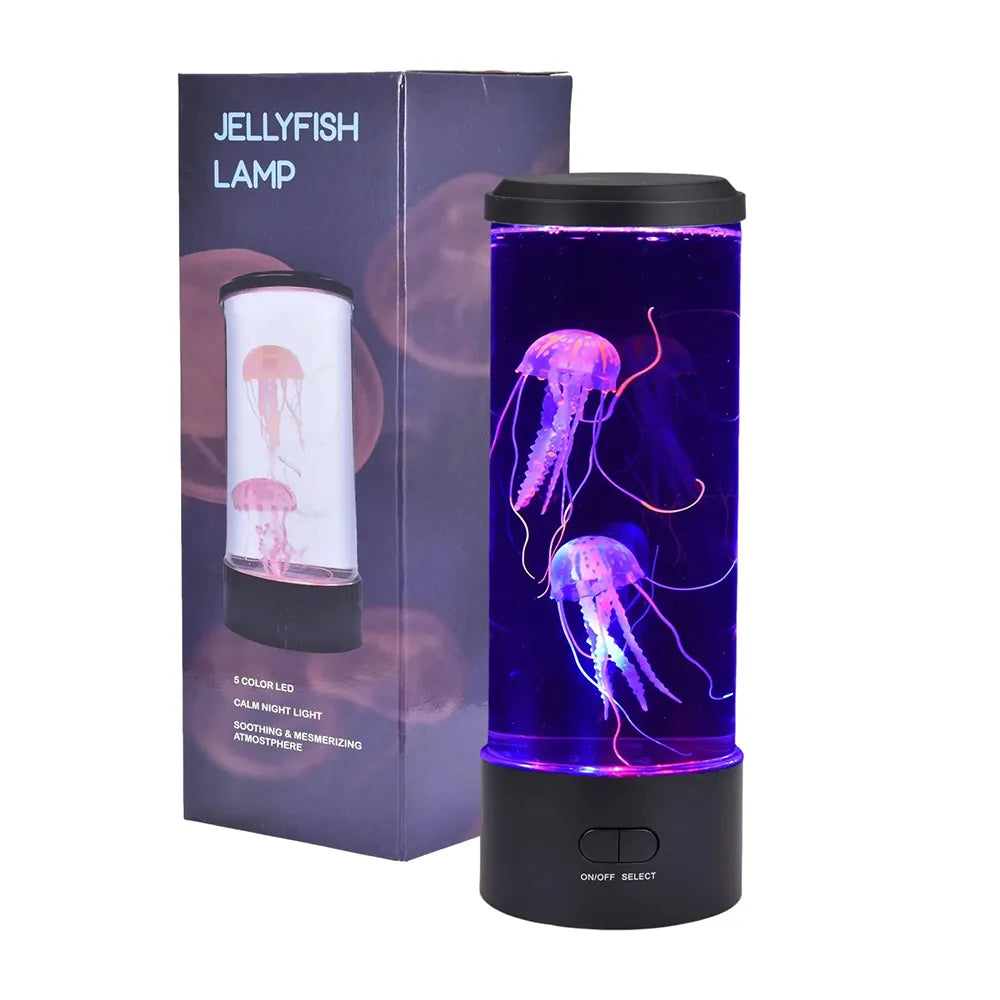 Color-Changing USB & Battery-Powered Jellyfish Night Light