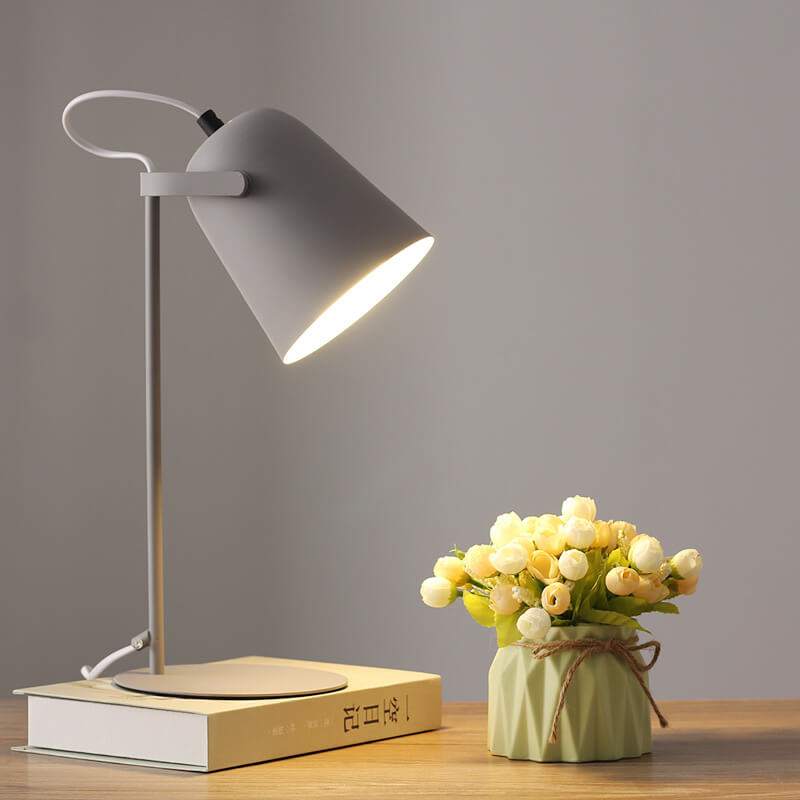 Colorful Compact Iron Table Lamp (Universal E26 Base)