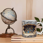 Colorful Wraparound Bookshelf Ceramic Mug (10.6 oz)