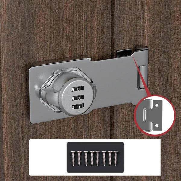 Combination Cam Lock Keyless 3-Digit Zinc Alloy