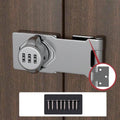Combination Cam Lock Resettable 3-Digit Zinc Alloy Dual Baseplate