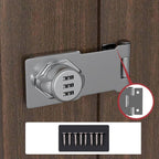 Combination Cam Lock Resettable 3-Digit Zinc Alloy Dual Baseplate