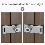 Combination Cam Lock Resettable 3-Digit Zinc Alloy Dual Baseplate