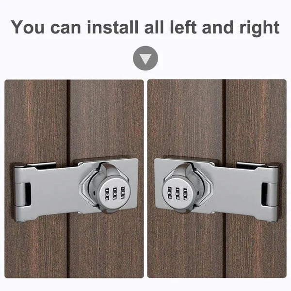 Combination Cam Lock Resettable 3-Digit Zinc Alloy Dual Baseplate