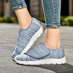 Comfort Shoes Wide Fit Adjustable Closure Shock-Absorbing Sole