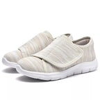 Comfort Shoes Wide Fit Adjustable Closure Shock-Absorbing Sole