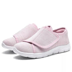 Comfort Shoes Wide Fit Adjustable Closure Shock-Absorbing Sole