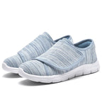 Comfort Shoes Wide Fit Adjustable Closure Shock-Absorbing Sole