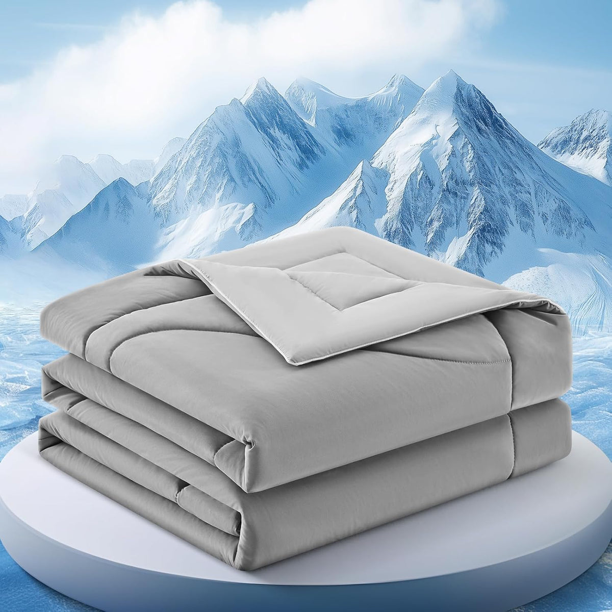 Comforter Breathable Cooling Moisture-Wicking 3D Hollow-Fiber