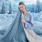 Comforter Breathable Cooling Moisture-Wicking 3D Hollow-Fiber