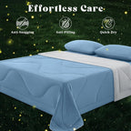 Comforter Breathable Cooling Moisture-Wicking 3D Hollow-Fiber