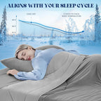 Comforter Breathable Cooling Moisture-Wicking 3D Hollow-Fiber
