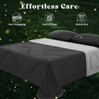 Comforter Breathable Cooling Moisture-Wicking 3D Hollow-Fiber