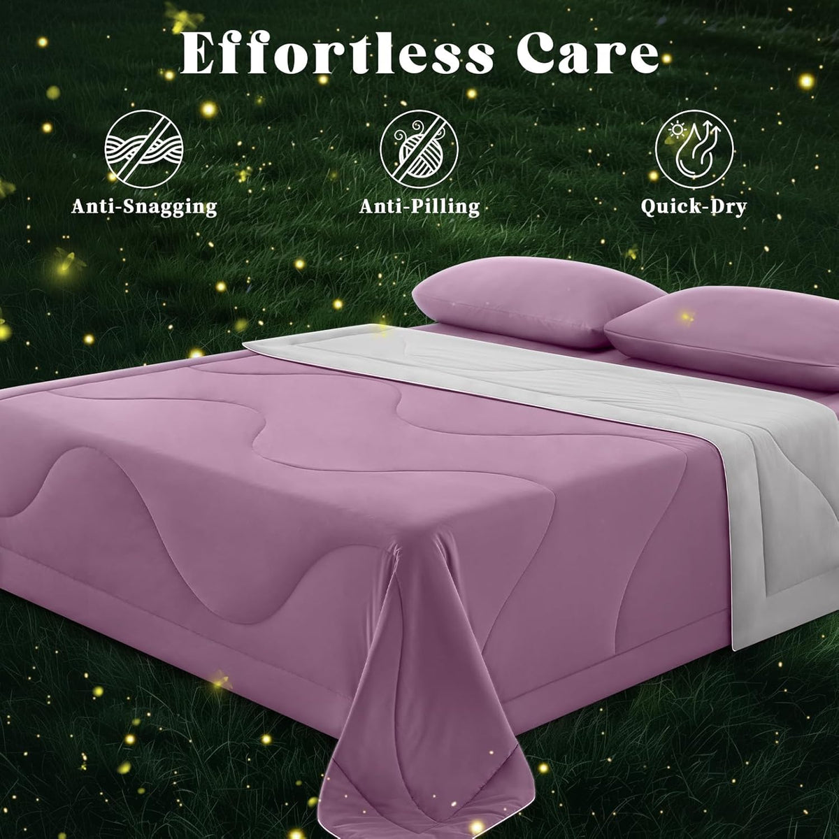 Comforter Breathable Cooling Moisture-Wicking 3D Hollow-Fiber