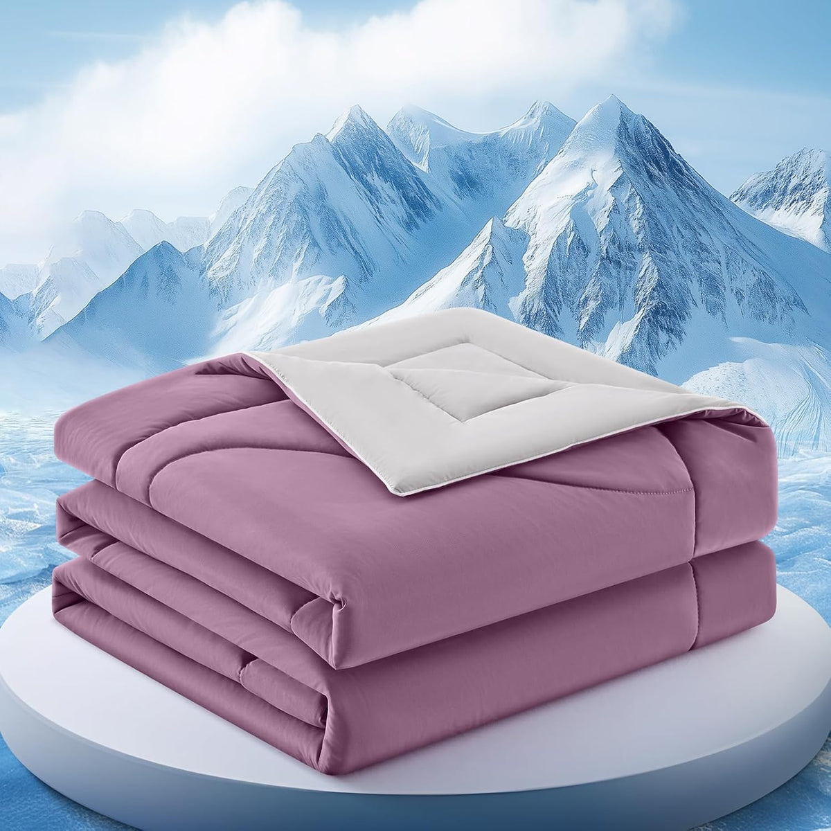 Comforter Breathable Cooling Moisture-Wicking 3D Hollow-Fiber