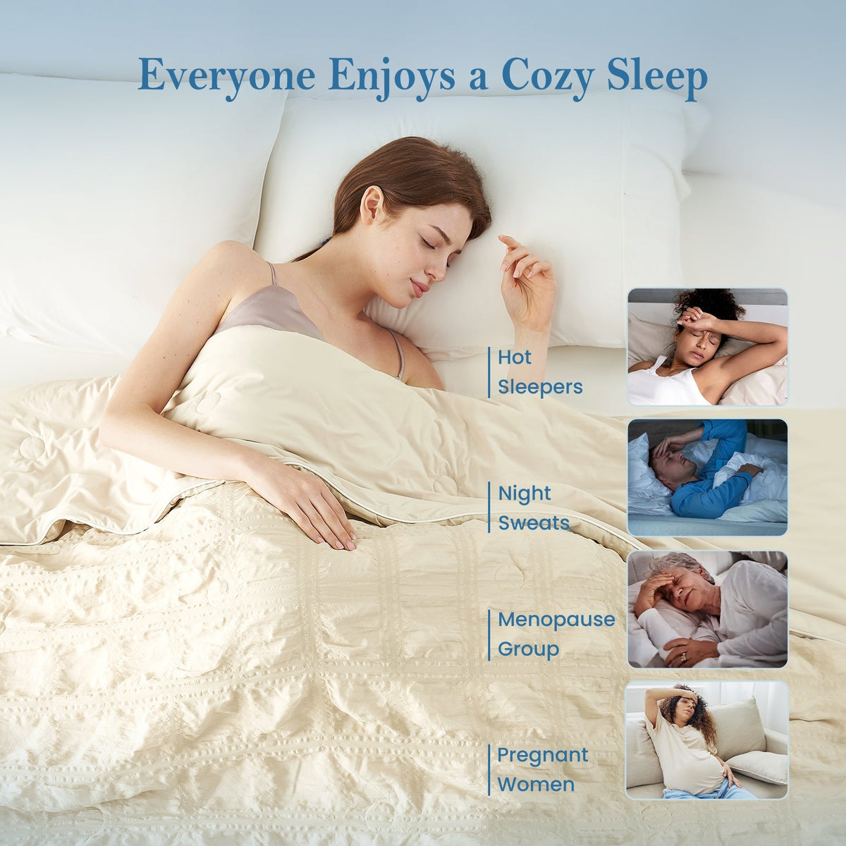 Comforter Cooling Advanced Airflow Machine Washable