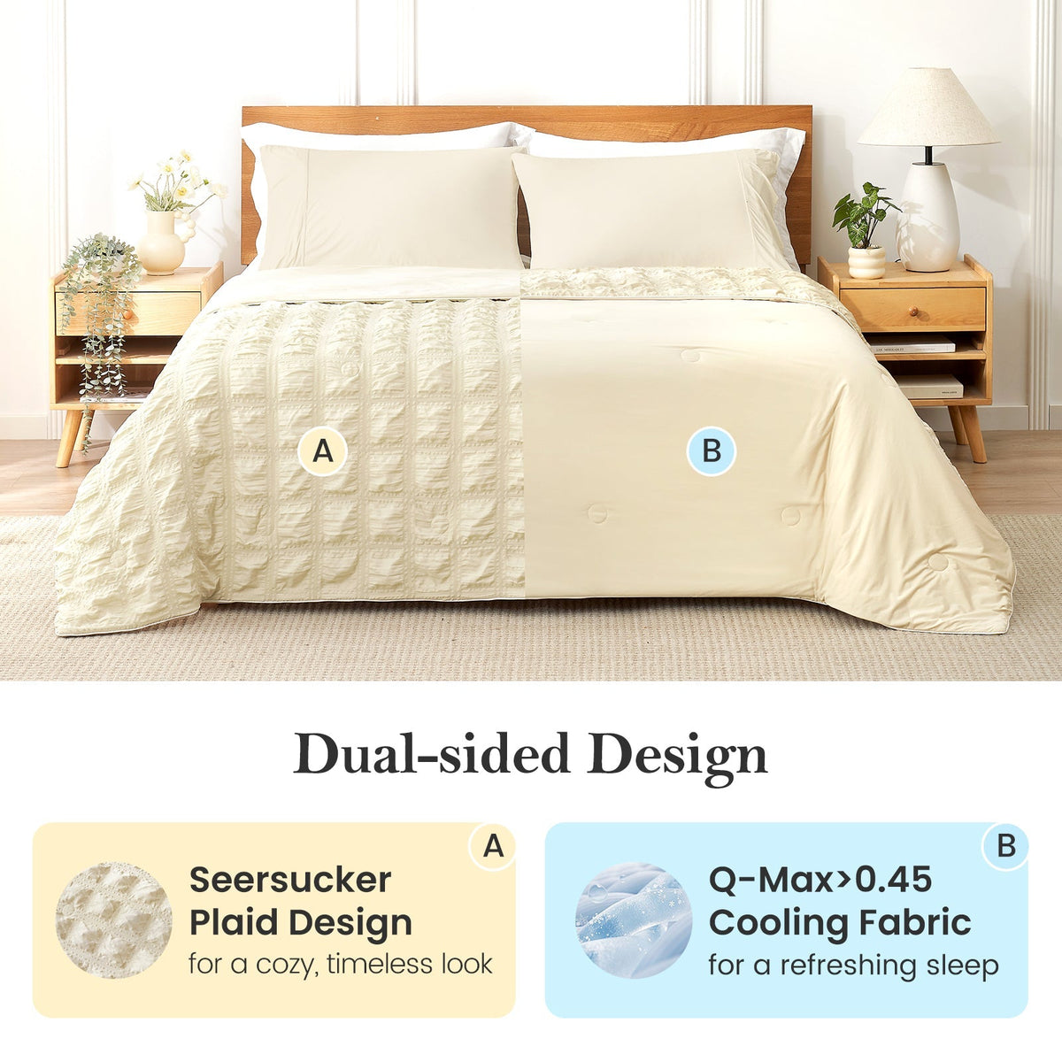 Comforter Cooling Advanced Airflow Machine Washable