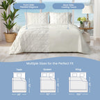 Comforter Cooling Breathable Pintuck Design