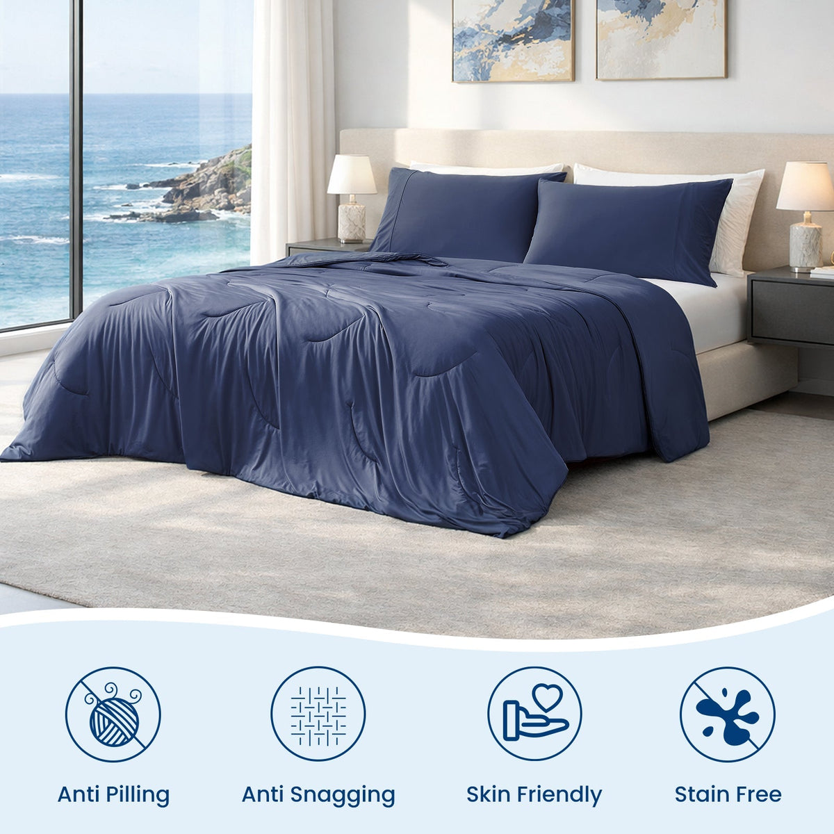 Comforter Cooling Double-Sided Machine Washable