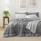 Comforter Cooling Seersucker Machine Washable