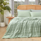 Comforter Cooling Seersucker Machine Washable