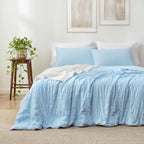 Comforter Cooling Seersucker Machine Washable