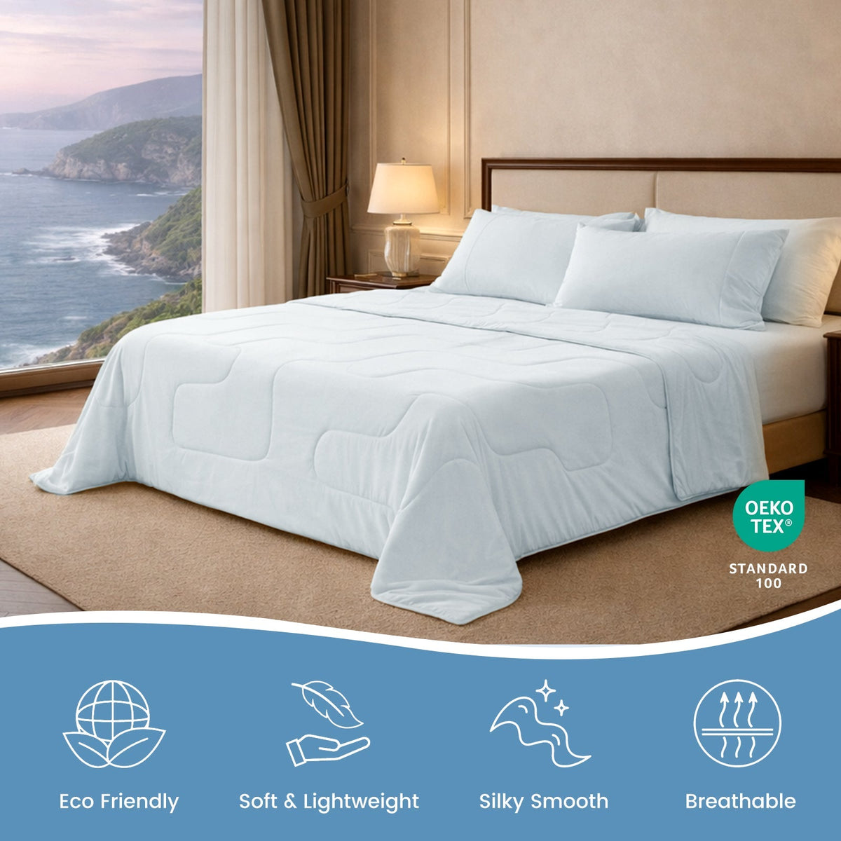Comforter Cooling Sorona Plant-Based Lightweight