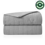 Comforter Cooling Waffle Weave Plant-Based Fiber
