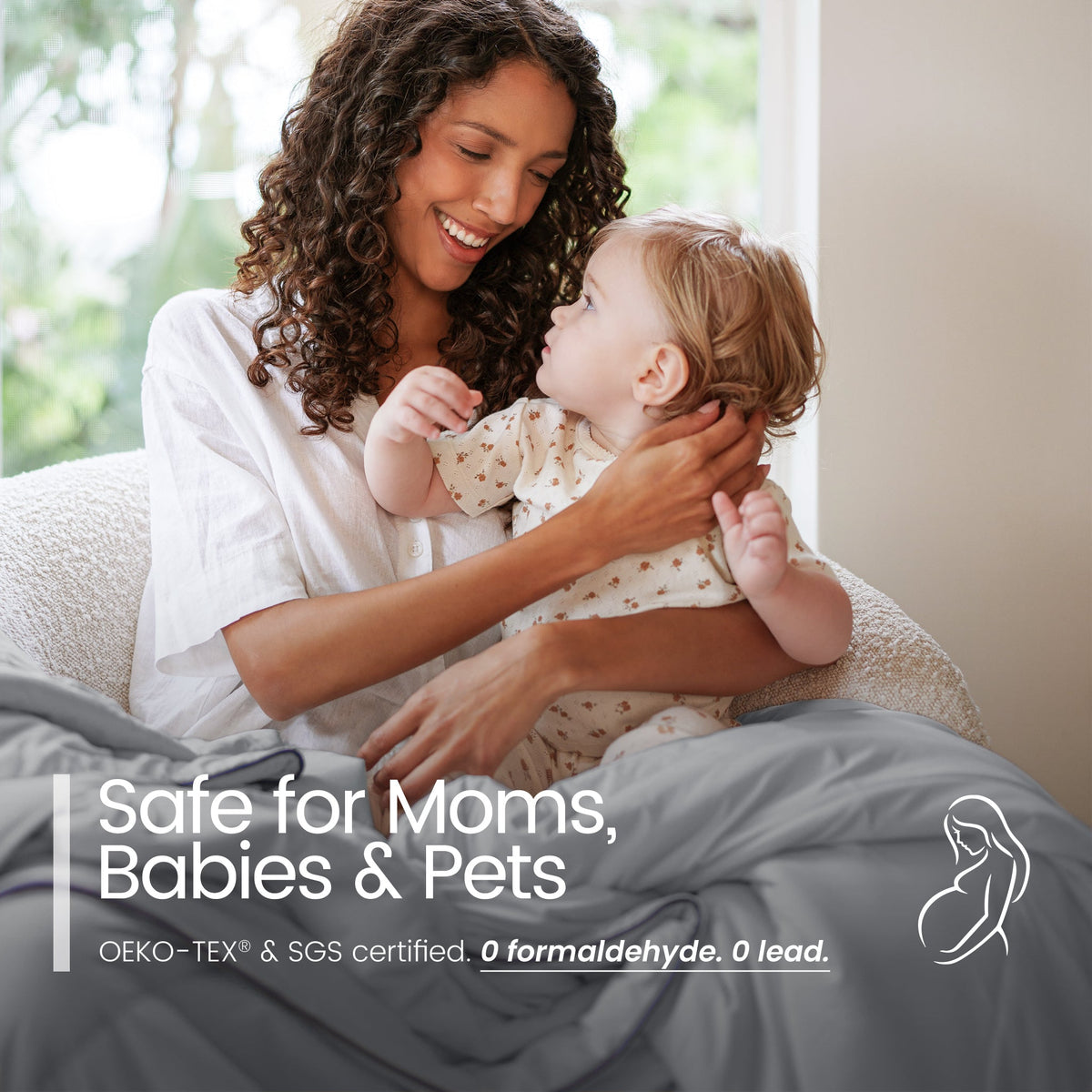 Comforter Outlast Temperature-Regulating Lightweight & Machine Washable
