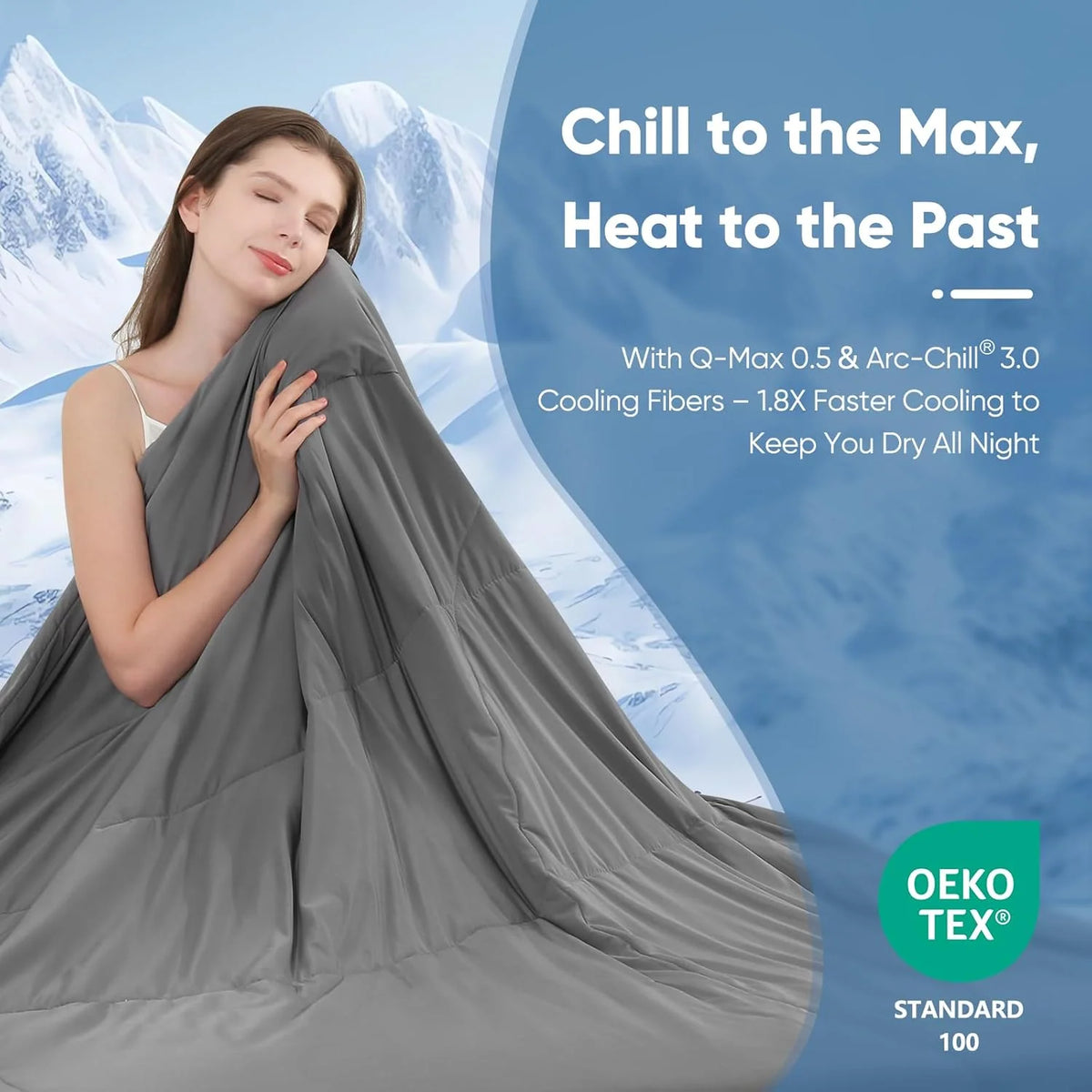 Comforter Reversible Cooling Machine Washable