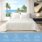 Comforter Seersucker Cooling Lightweight