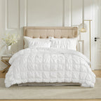 Comforter Set 3D Bubble Texture All-Season Breathable