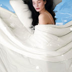 Comforter Set Breathable & Moisture-Wicking Wavy Quilted