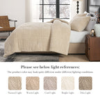 Comforter Set Jacquard Stripe Machine Washable Includes Pillowcases