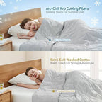 Comforter Temperature-Regulating Reversible V-Quilted