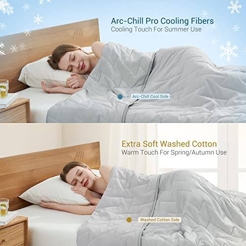 Comforter Temperature-Regulating Reversible V-Quilted