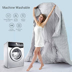 Comforter Temperature-Regulating Reversible V-Quilted