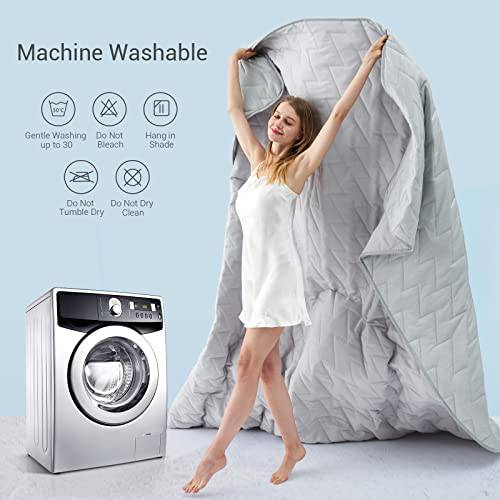 Comforter Temperature-Regulating Reversible V-Quilted