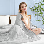 Comforter Temperature-Regulating Reversible V-Quilted