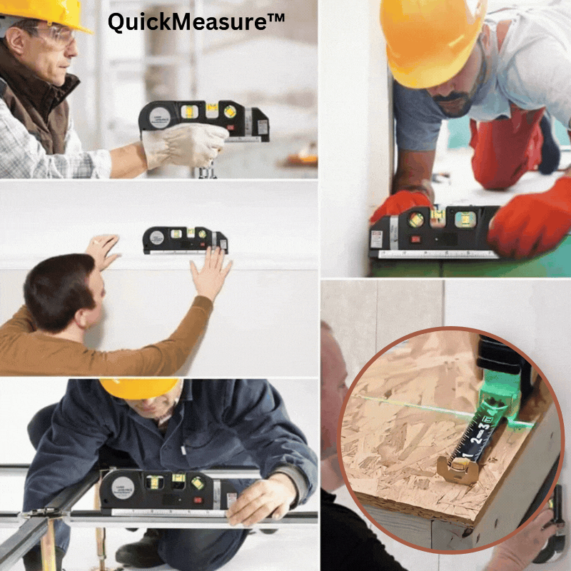 Compact 4-in-1 Laser Tape Measure