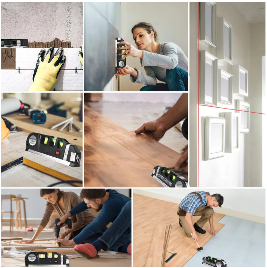 Compact 4-in-1 Laser Tape Measure