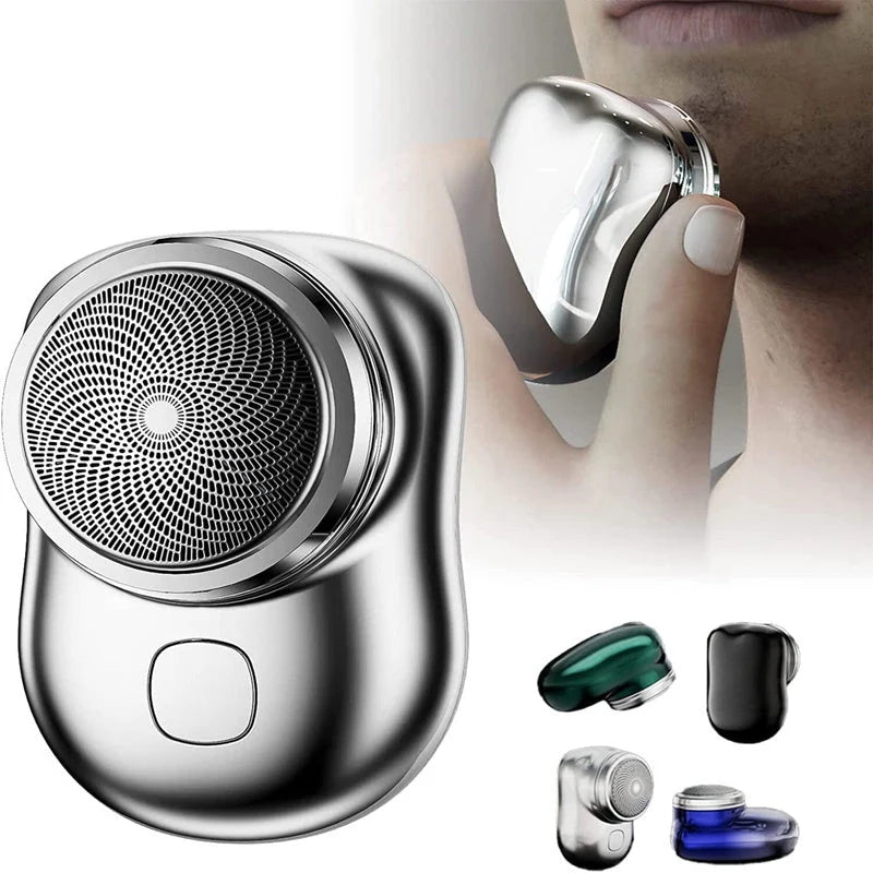 Compact Cordless Electric Shaver IPX7 Waterproof USB Rechargeable