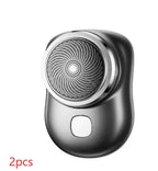 Compact Cordless Electric Shaver IPX7 Waterproof USB Rechargeable