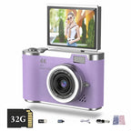 Compact Digital Camera 4K Video 48 MP Flip Screen