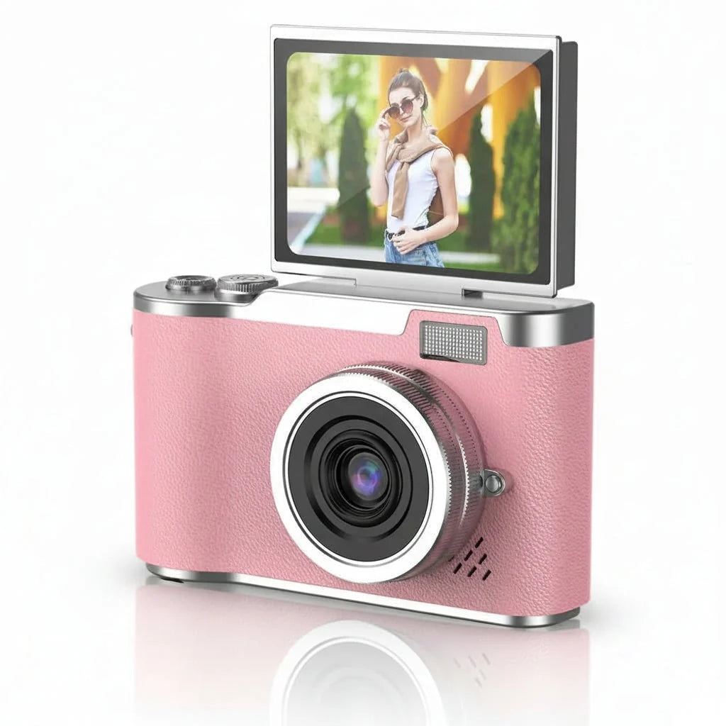 Compact Digital Camera 4K Video 48 MP Flip Screen