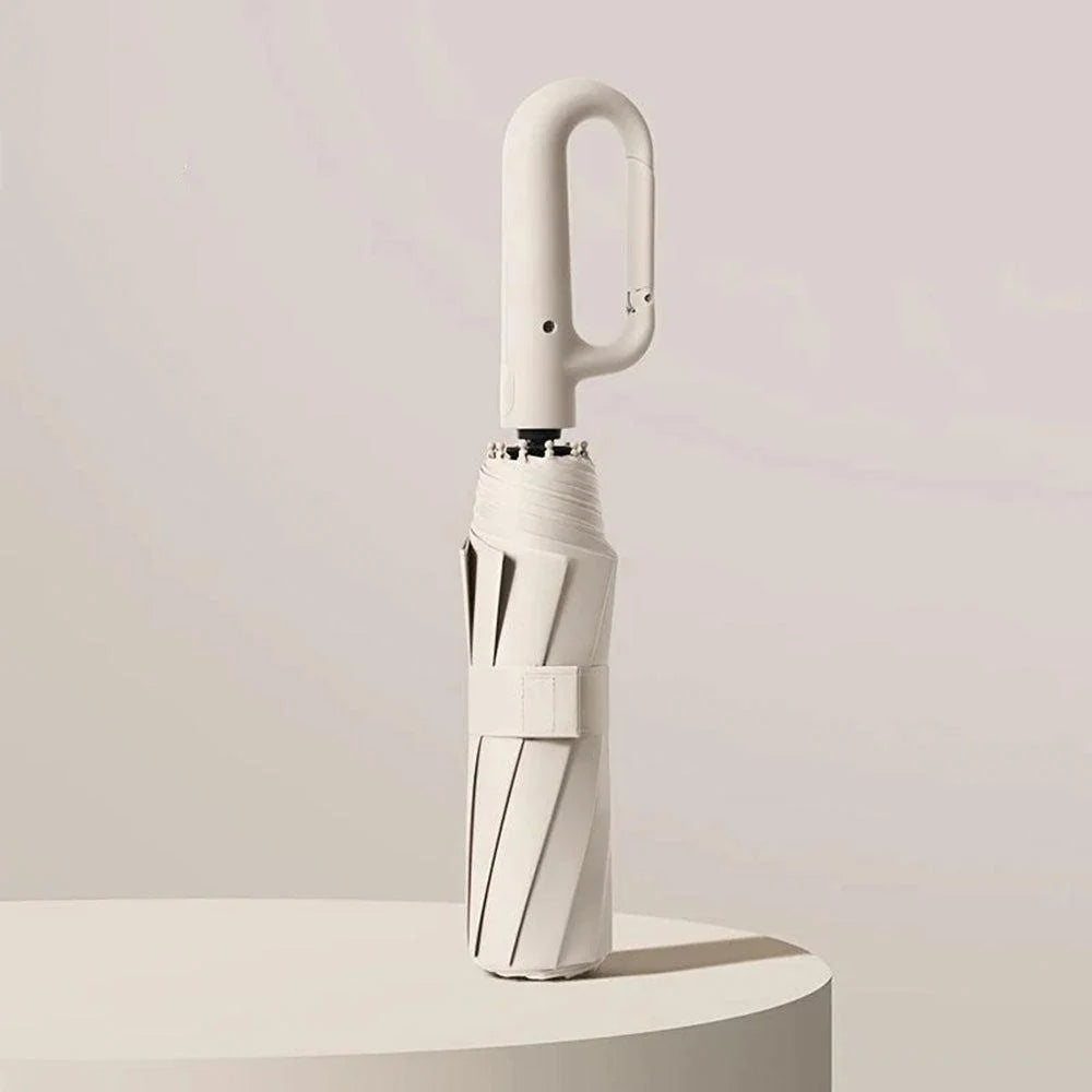 Compact Folding Umbrella One-Touch Automatic Wind-Resistant & UV-Blocking