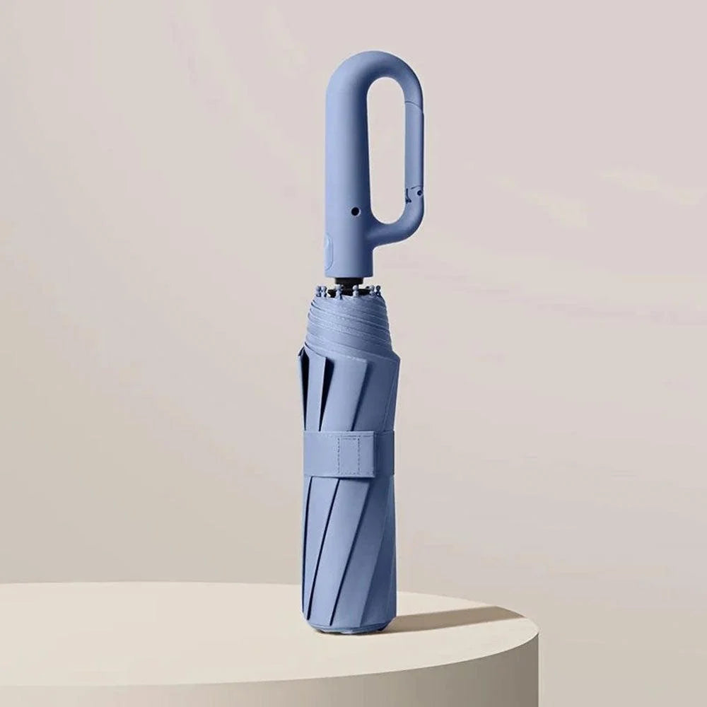 Compact Folding Umbrella One-Touch Automatic Wind-Resistant & UV-Blocking