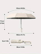 Compact Folding Umbrella One-Touch Automatic Wind-Resistant & UV-Blocking